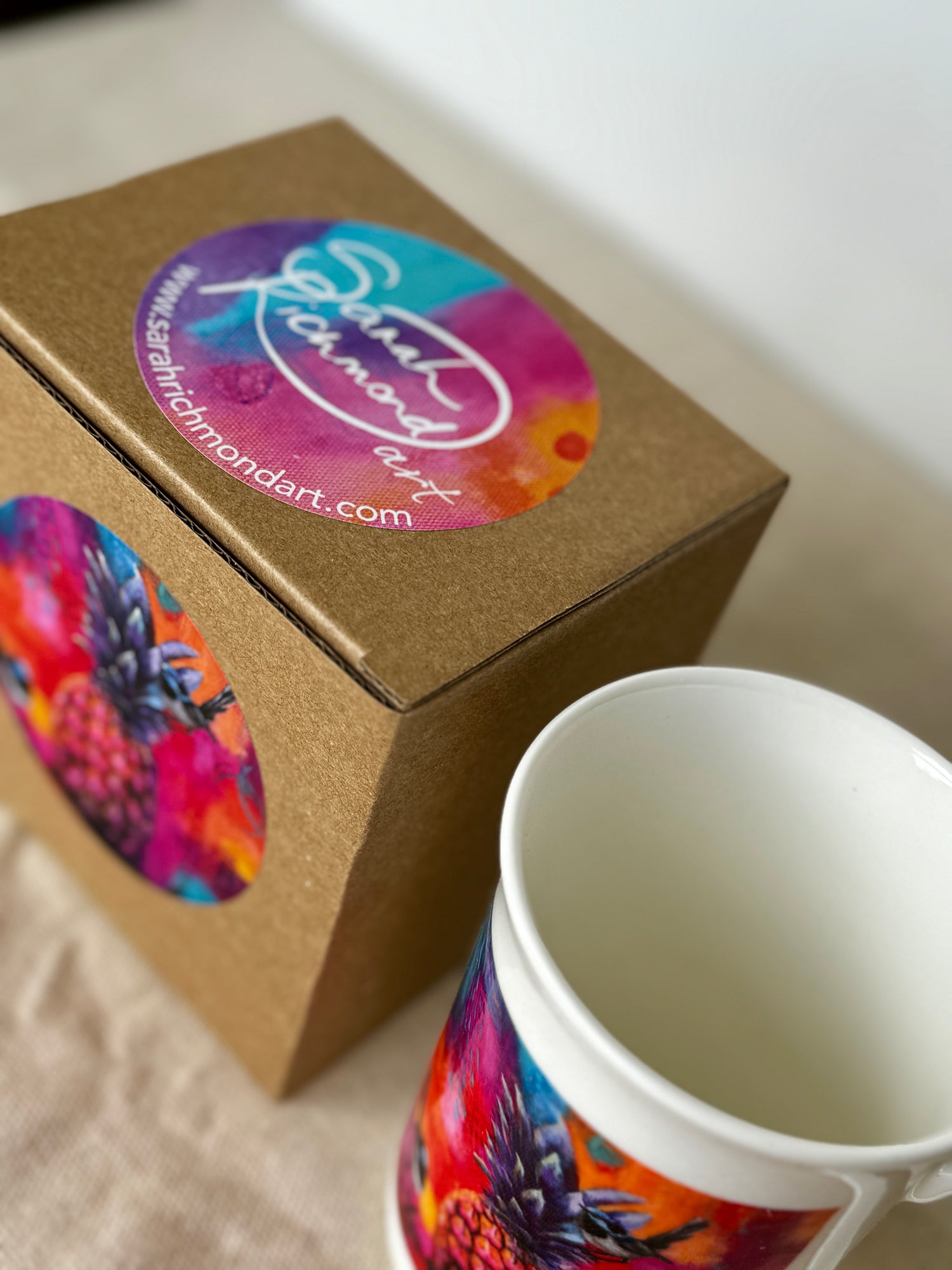 Blue Tropicana Mug