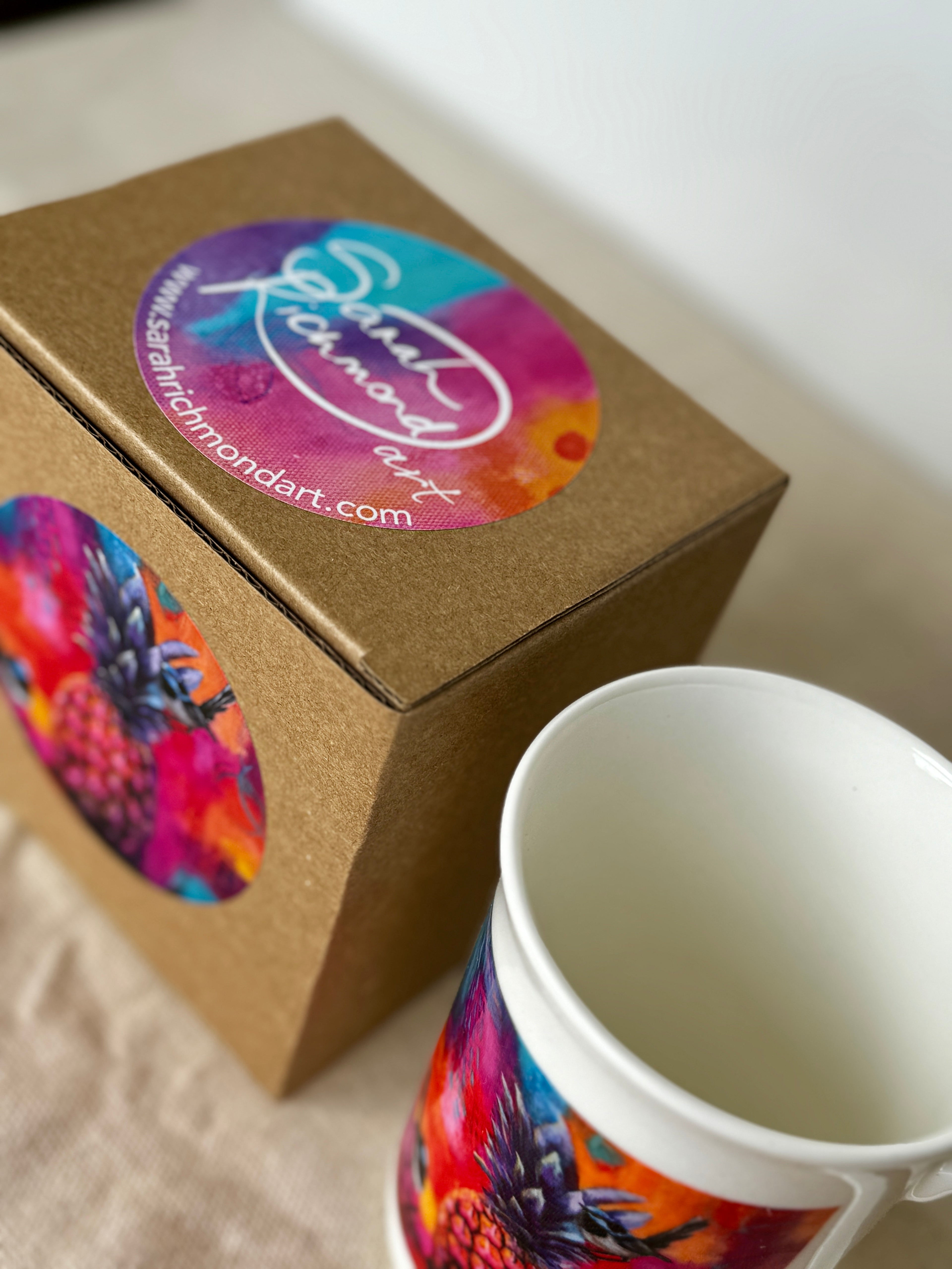 Blue Tropicana Mug