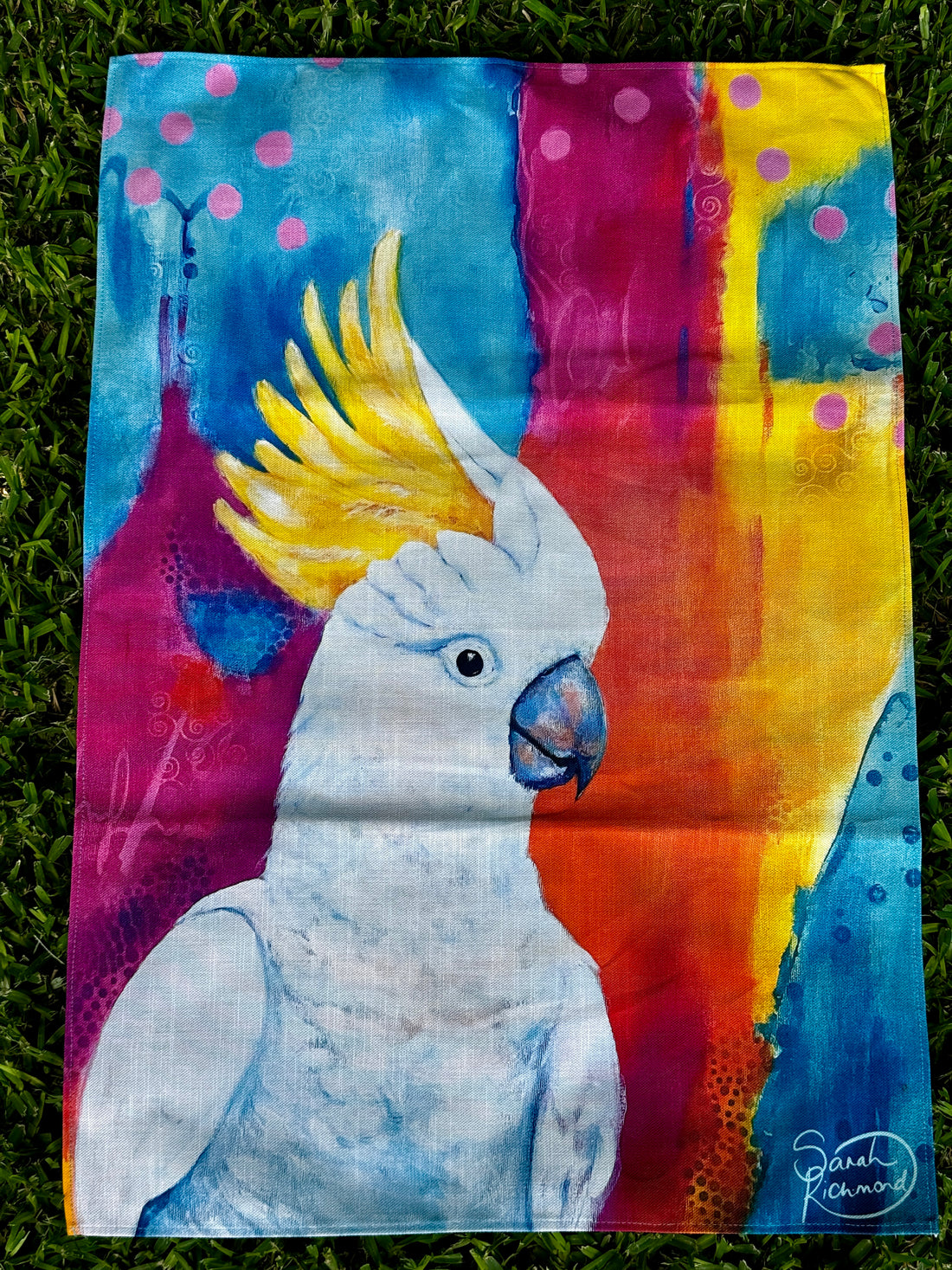 Tea Towel - Rainbow Rascal Print