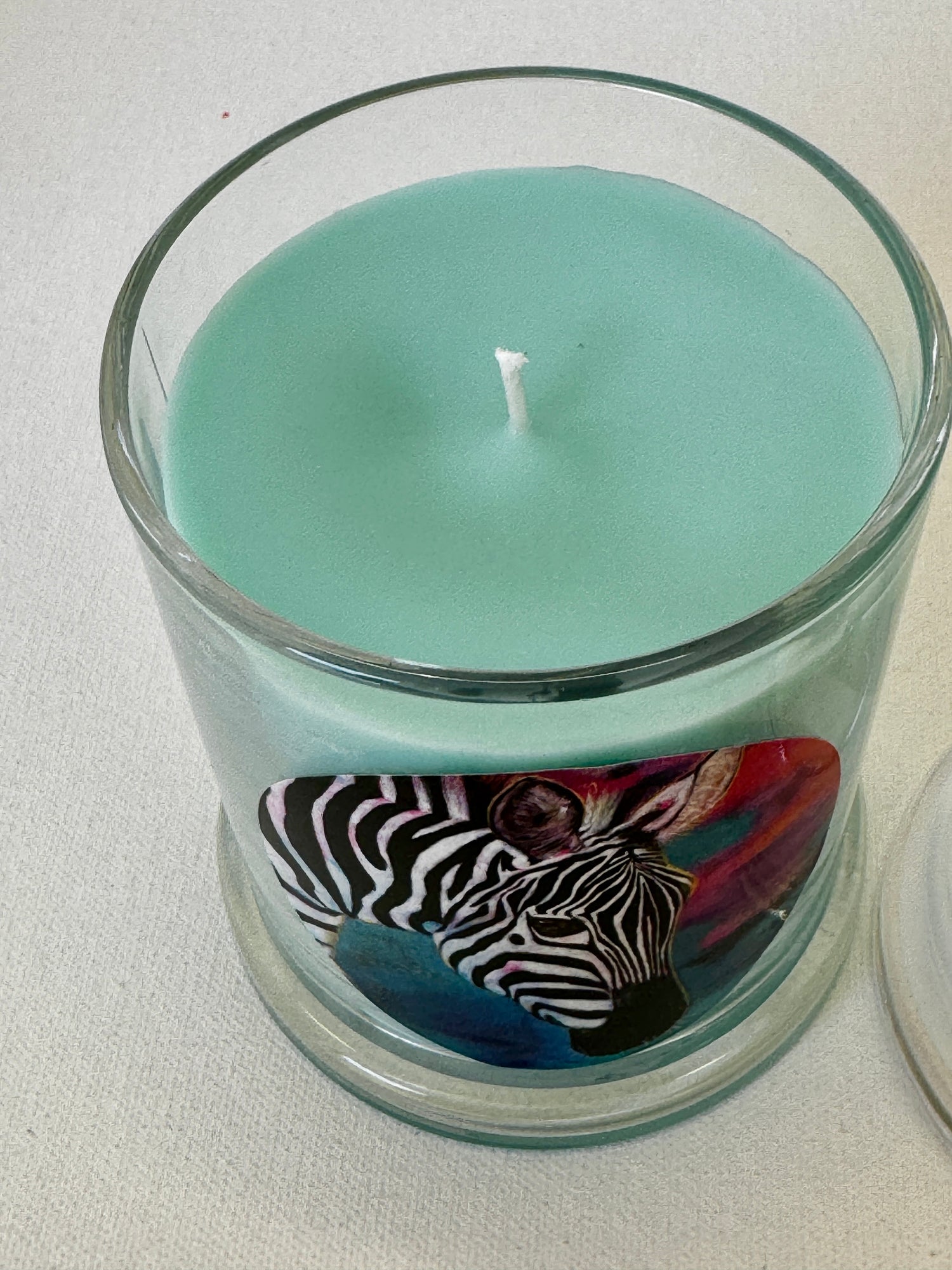 Candle in Glass Jar - All Aglow print