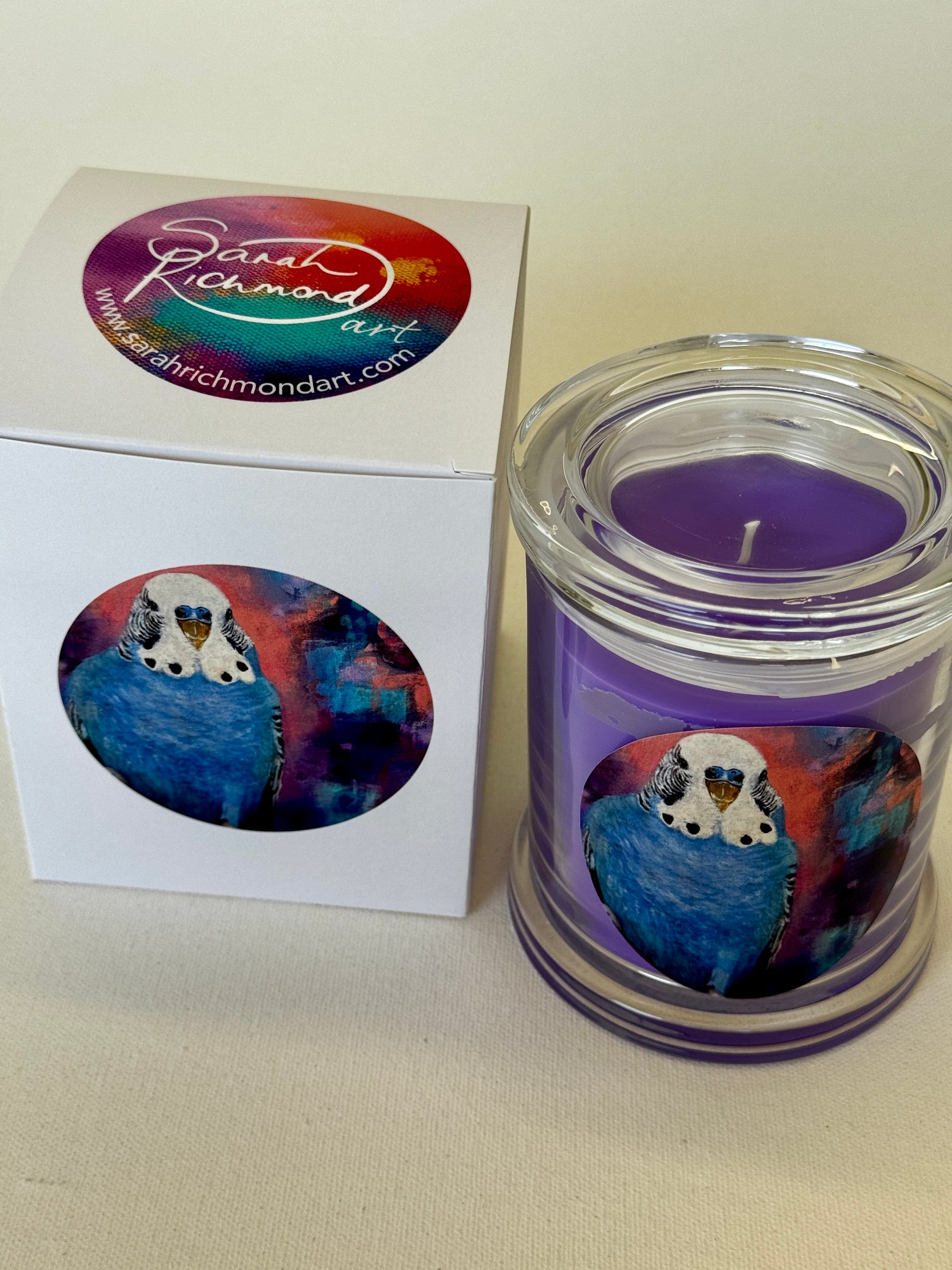 Candle in Glass Jar - Buddy Print